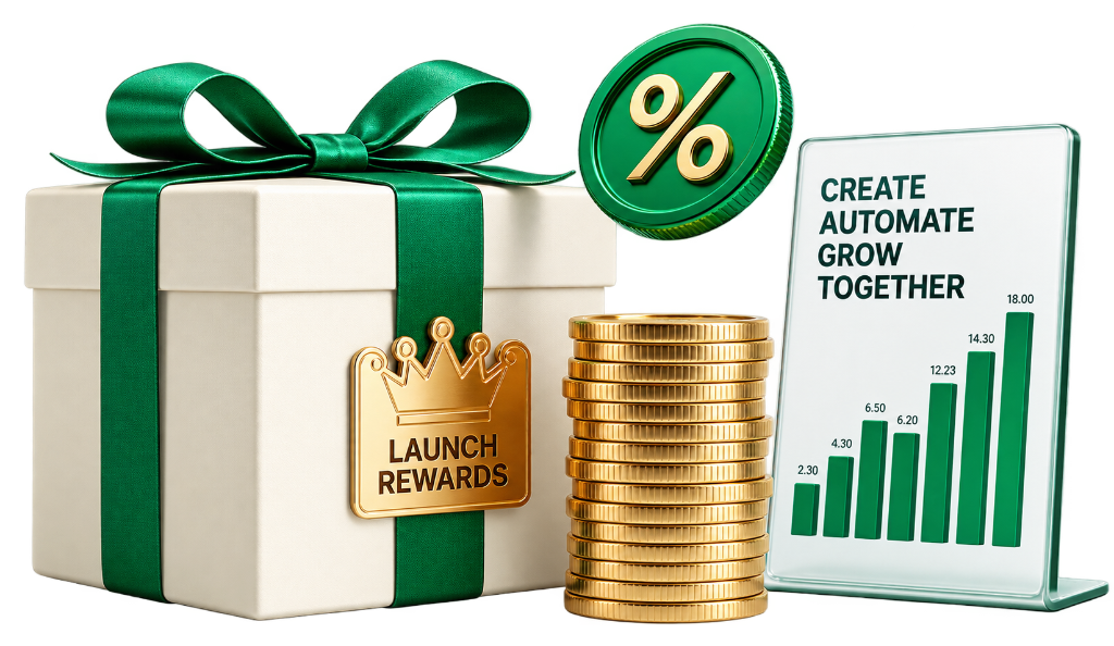 OmniflonexAi Launch Rewards 3D Scene