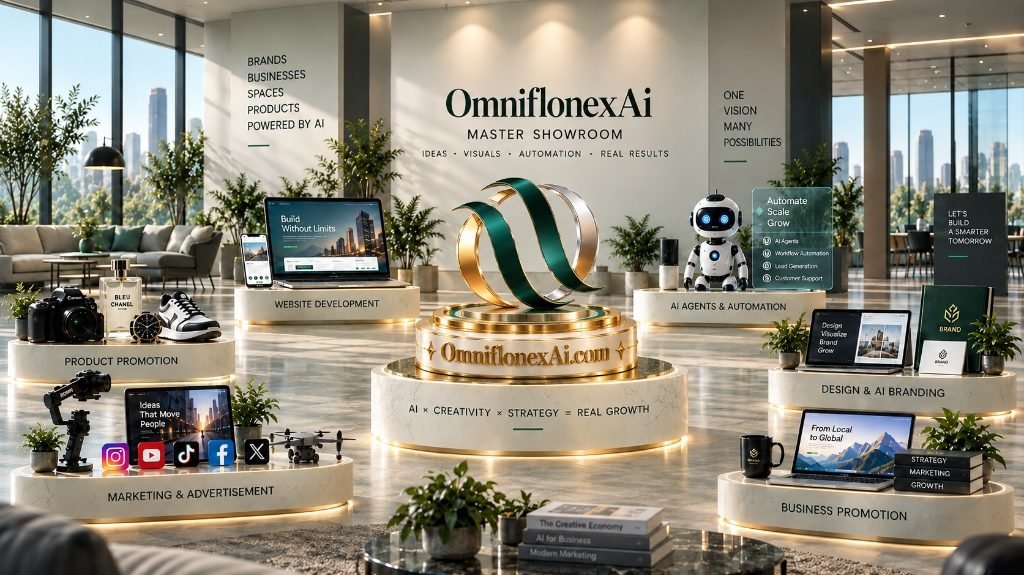 OmniflonexAi Master Showroom 7-Discipline Panoramic Digital Exhibition