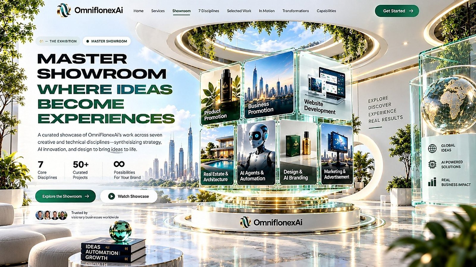Master Showroom 8K Architectural Exhibition