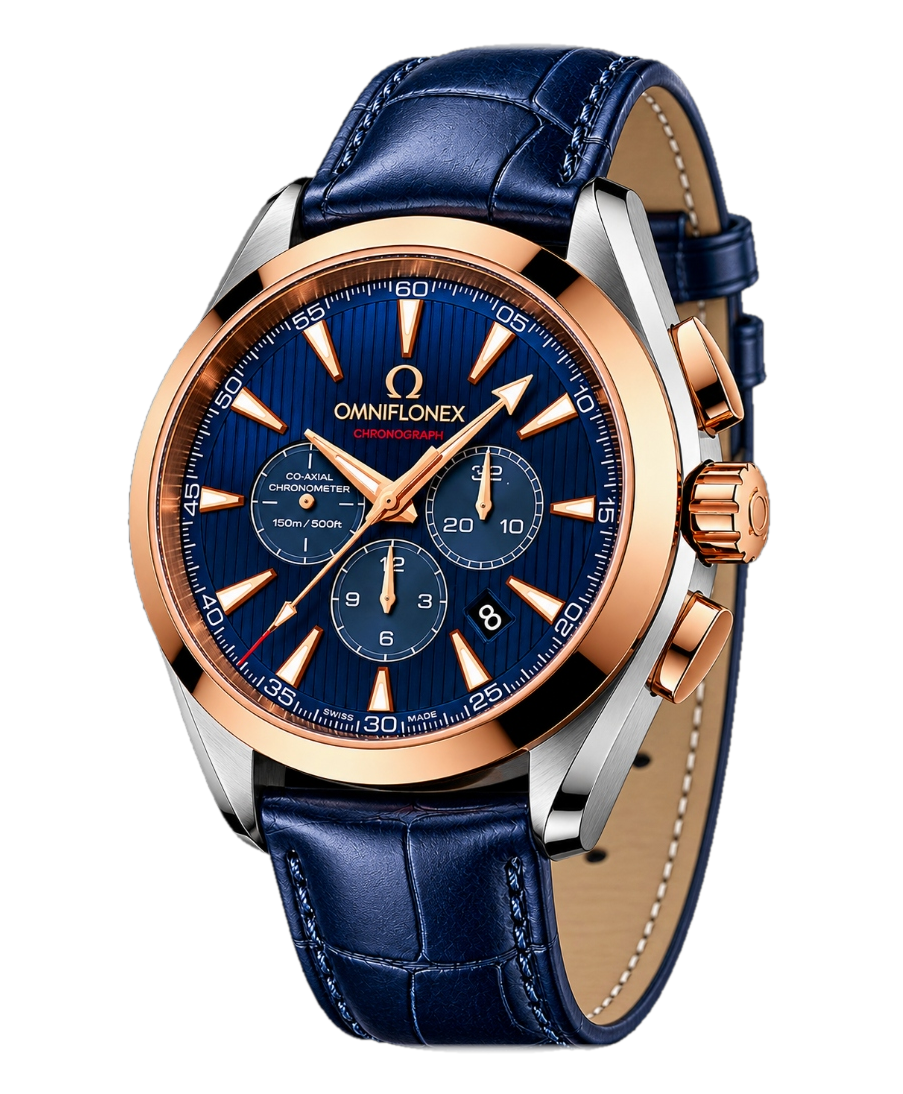 OmniFlonex Chronograph Luxury Watch 8K CGI Simulation